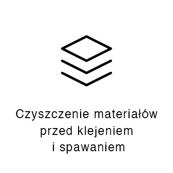 czyszczenie materiałów przed klejeniem i spawaniem